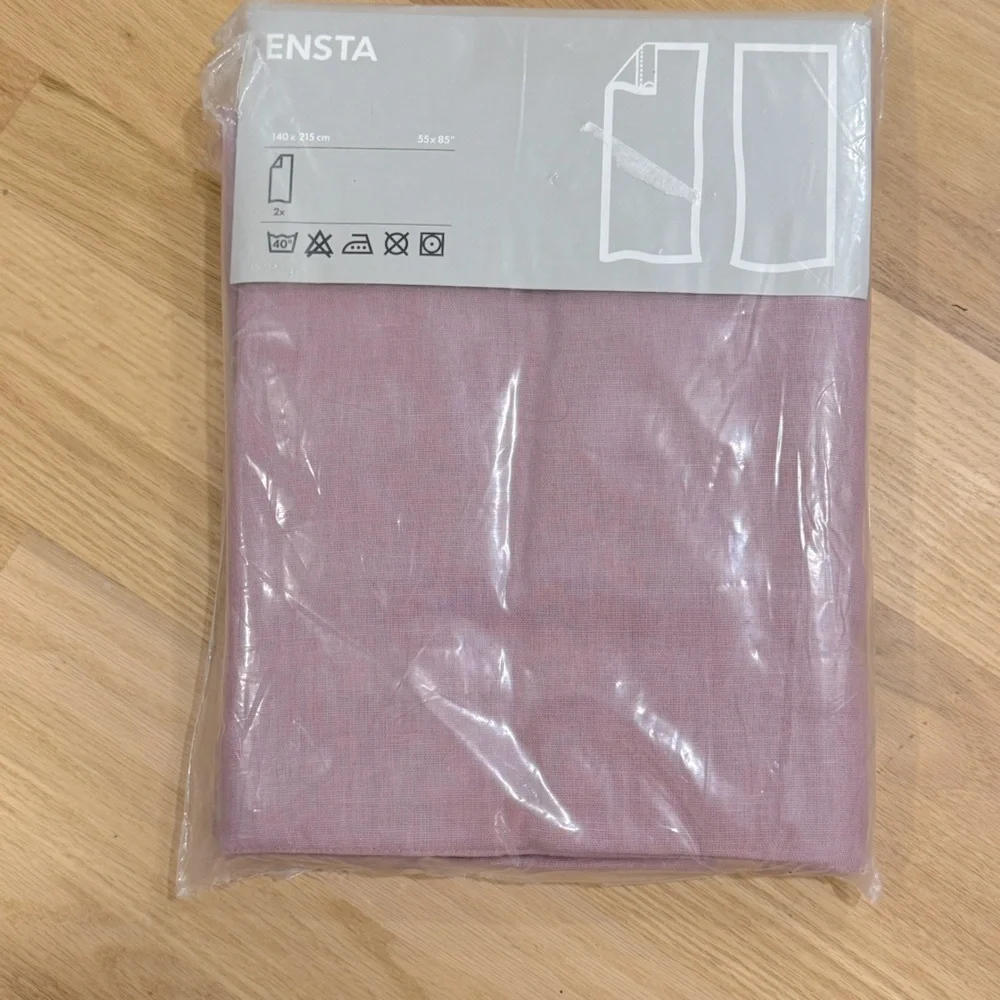 Pair of IKEA  Lavender ENSTA  Curtain Panels 140 x 215 cm (55 x 85 inches)